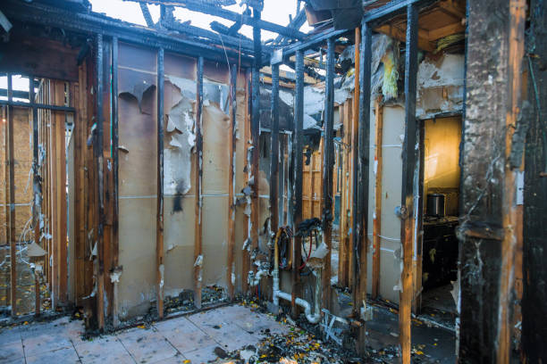 Professional Fire Damage Removal technician working in Harrodsburg, KY
